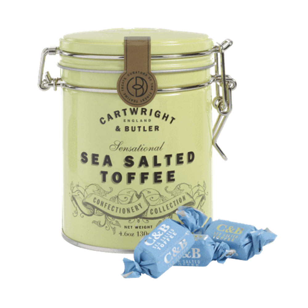 Cartwright & Butler Sea Salted Toffee Tin 130g